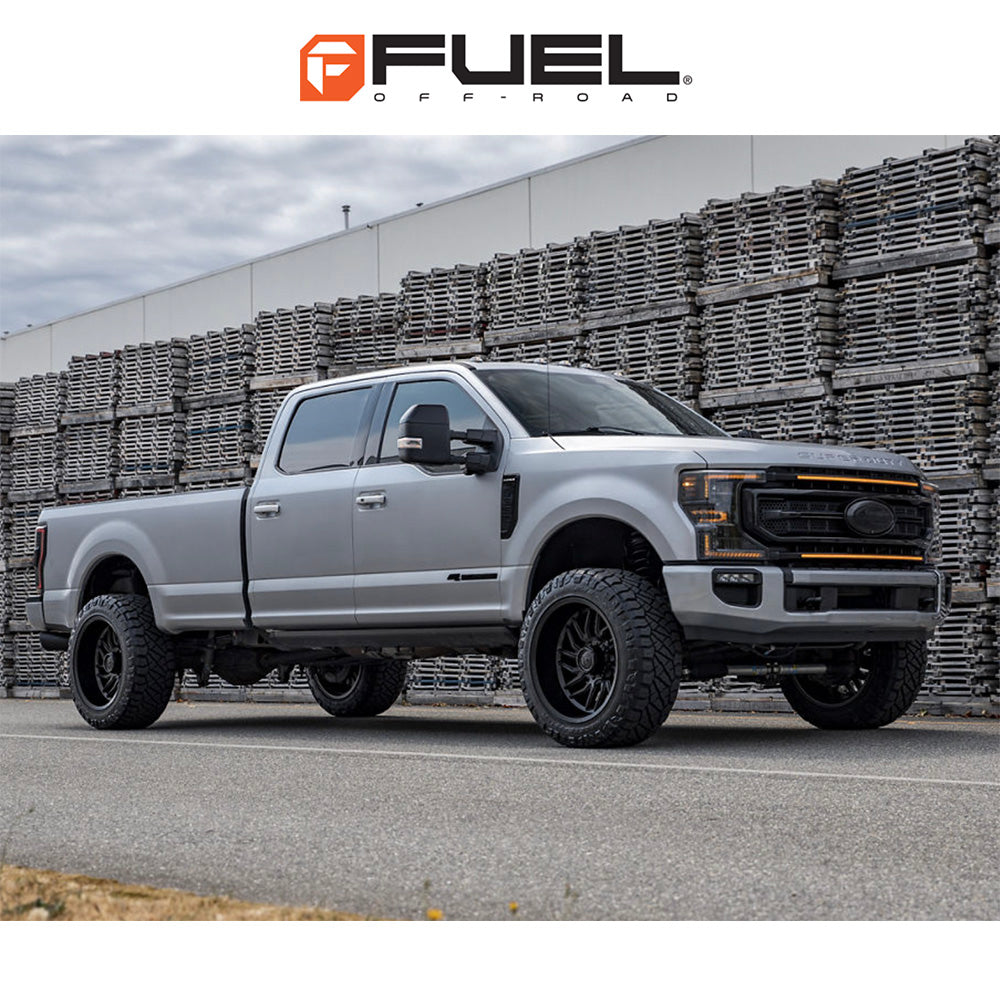 トヨタ ランドクルーザー用 フューエル ハリケーン 20x9J ET 20 フロント、リア ブラックアウト ホイール４本セット　Fuel HURRICANE 20X9 6X5.5 106 +20 BLK-OUT (消費税、送料込み)