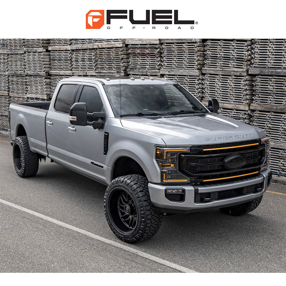 トヨタ ランドクルーザー用 フューエル ハリケーン 20x9J ET 20 フロント、リア ブラックアウト ホイール４本セット　Fuel HURRICANE 20X9 6X5.5 106 +20 BLK-OUT (消費税、送料込み)