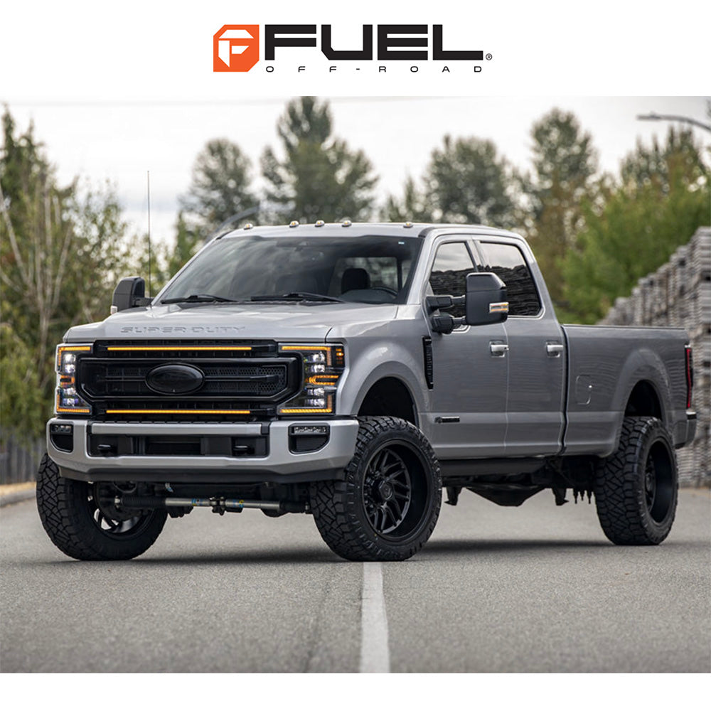トヨタ ランドクルーザー用 フューエル ハリケーン 20x9J ET 20 フロント、リア ブラックアウト ホイール４本セット　Fuel HURRICANE 20X9 6X5.5 106 +20 BLK-OUT (消費税、送料込み)