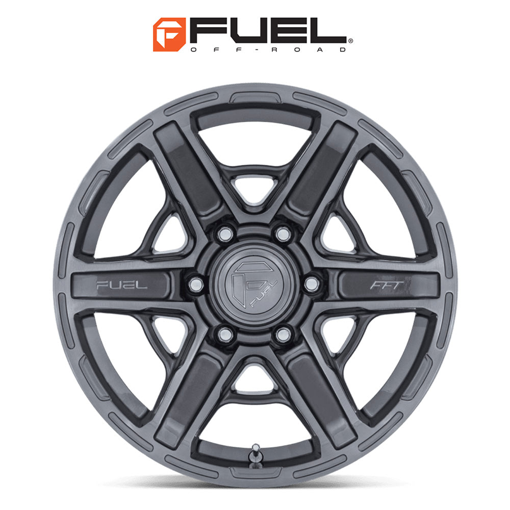 トヨタ ランドクルーザー用 フューエル ギャンビット 17x8.5J ET 25 フロント、リア プラチナム フリーフォームホイール４本セット　Fuel GAMBIT 17X8.5 6X5.5 106 +25 PLTNM (消費税、送料込み)