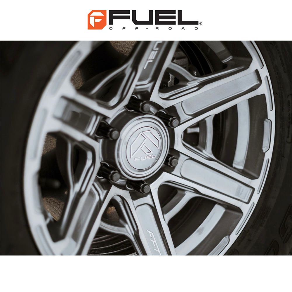トヨタ ランドクルーザー用 フューエル ギャンビット 17x8.5J ET 25 フロント、リア プラチナム フリーフォームホイール４本セット　Fuel GAMBIT 17X8.5 6X5.5 106 +25 PLTNM (消費税、送料込み)