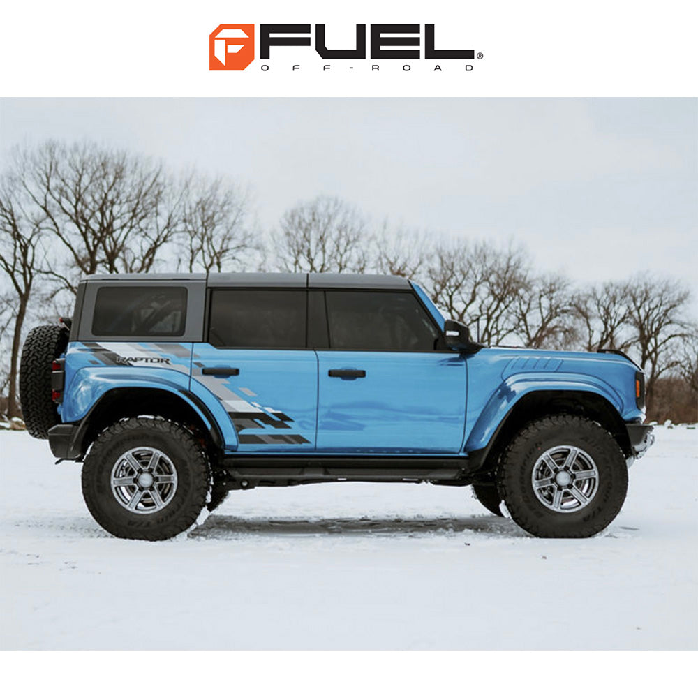 トヨタ ランドクルーザー用 フューエル ギャンビット 17x8.5J ET 25 フロント、リア プラチナム フリーフォームホイール４本セット　Fuel GAMBIT 17X8.5 6X5.5 106 +25 PLTNM (消費税、送料込み)