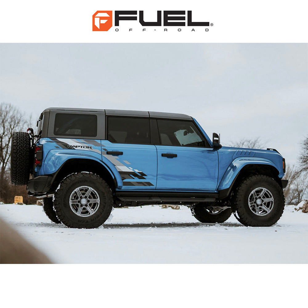 トヨタ ランドクルーザー用 フューエル ギャンビット 17x8.5J ET 25 フロント、リア プラチナム フリーフォームホイール４本セット　Fuel GAMBIT 17X8.5 6X5.5 106 +25 PLTNM (消費税、送料込み)