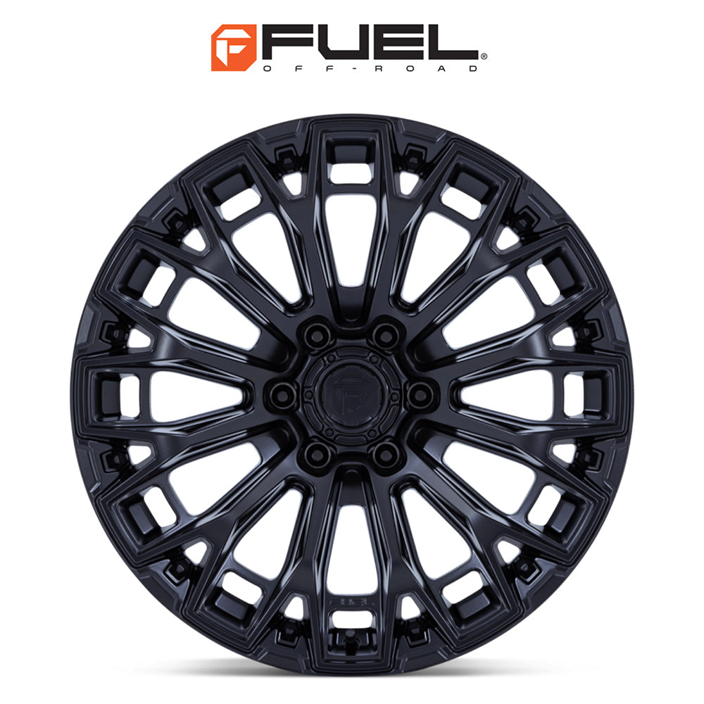 トヨタ ランドクルーザー用 フューエル トラックス 20x9J ET 20 フロント、リア マットブラック ホイール４本セット　Fuel TRAX 20X9 6X5.5 106 +20 M-BLK (消費税、送料込み)