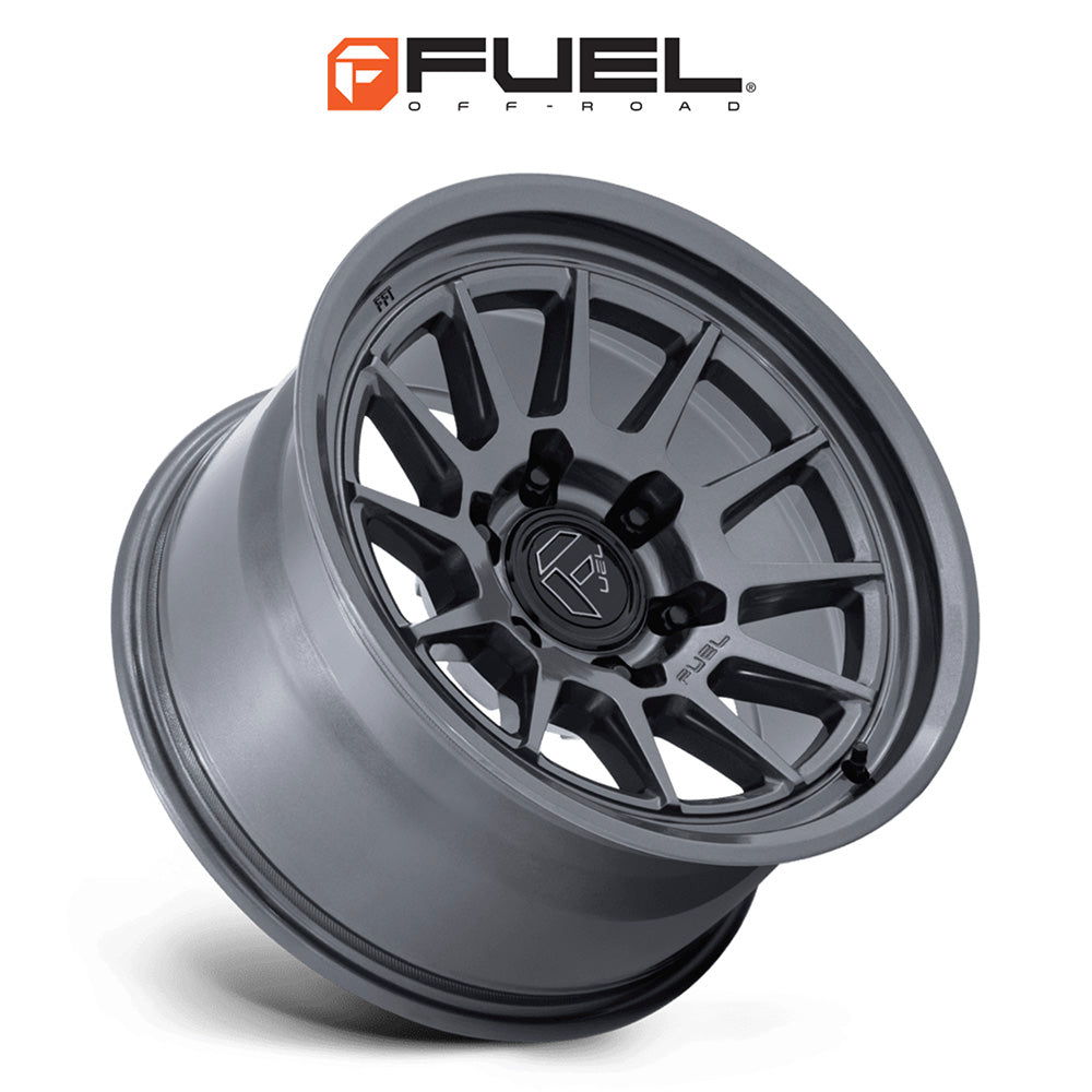 トヨタ ランドクルーザー用 フューエル スパー 17x8.5J ET 25 フロント、リア グロスガンメタル マシーンドフェイス ホイール４本セット　Fuel SPUR 17X8.5 6X5.5 106 +25 G-GNMTL (消費税、送料込み)