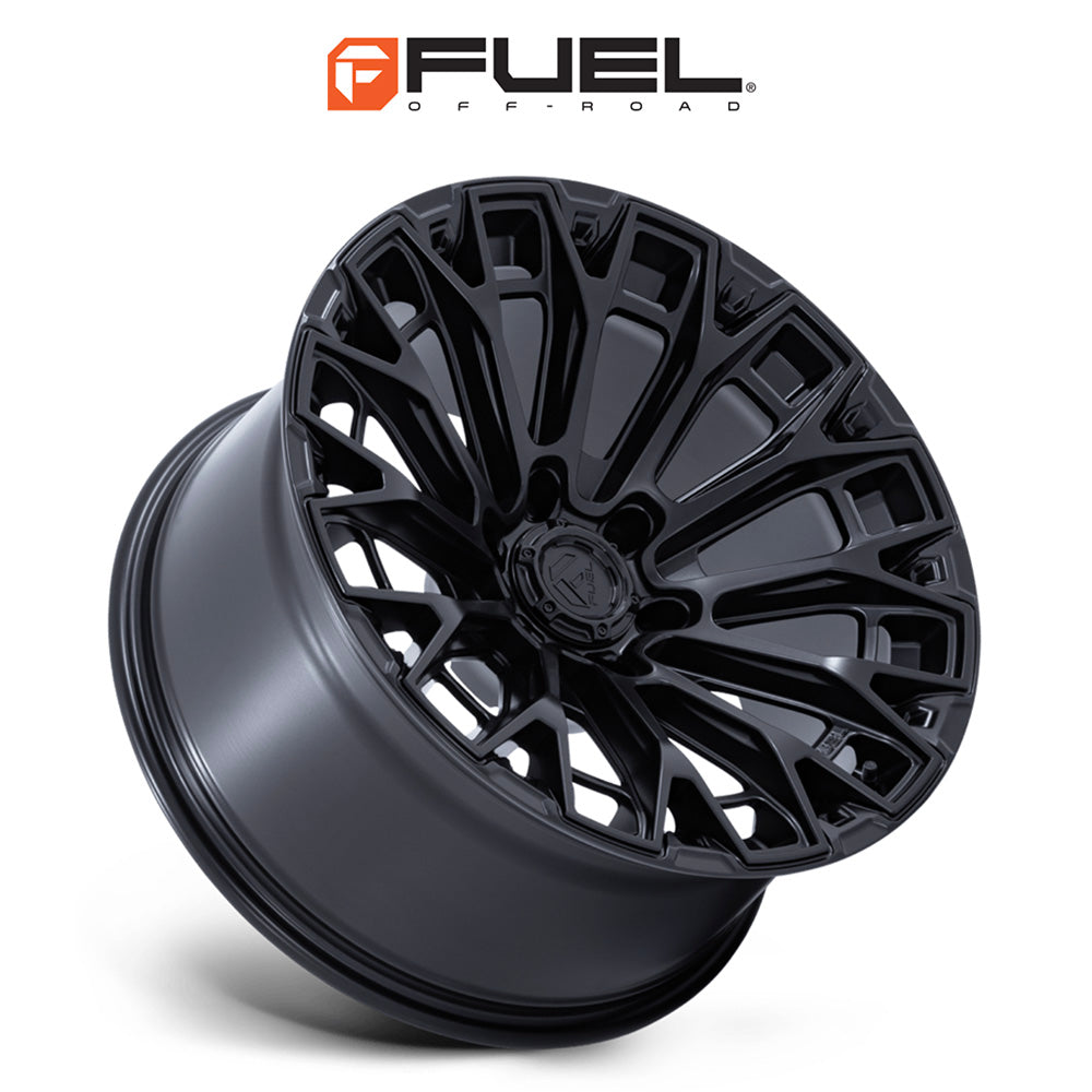 トヨタ ランドクルーザー用 フューエル トラックス 20x9J ET 20 フロント、リア マットブラック ホイール４本セット　Fuel TRAX 20X9 6X5.5 106 +20 M-BLK (消費税、送料込み)