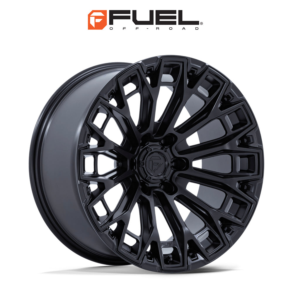 トヨタ ランドクルーザー用 フューエル トラックス 20x9J ET 20 フロント、リア マットブラック ホイール４本セット　Fuel TRAX 20X9 6X5.5 106 +20 M-BLK (消費税、送料込み)