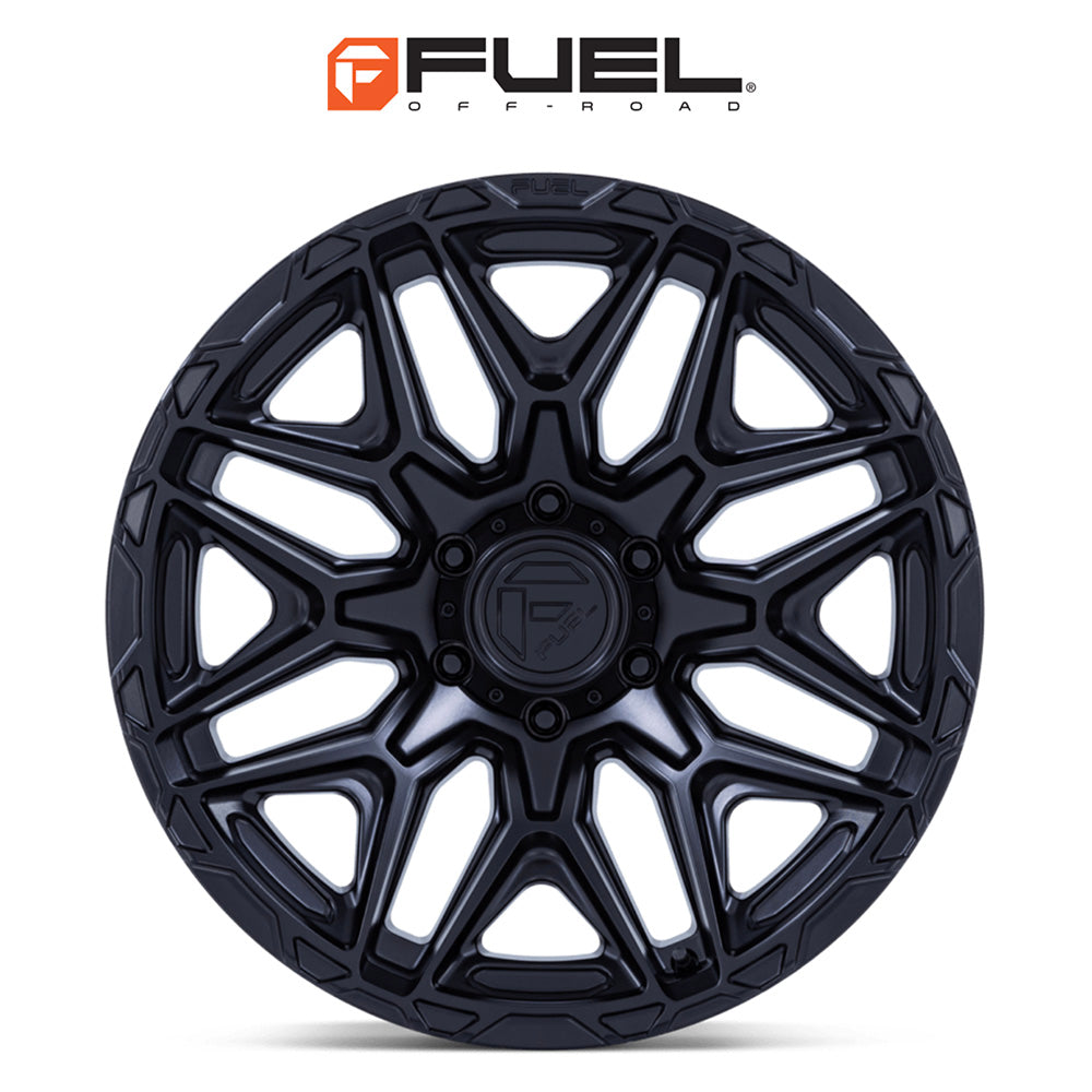 トヨタ ランドクルーザー用 フューエル インジェクター 20x9J ET 20 フロント、リア マットブラック ホイール４本セット　Fuel INJECTOR 20X9 6X5.5 106 +20 M-BLK (消費税、送料込み)