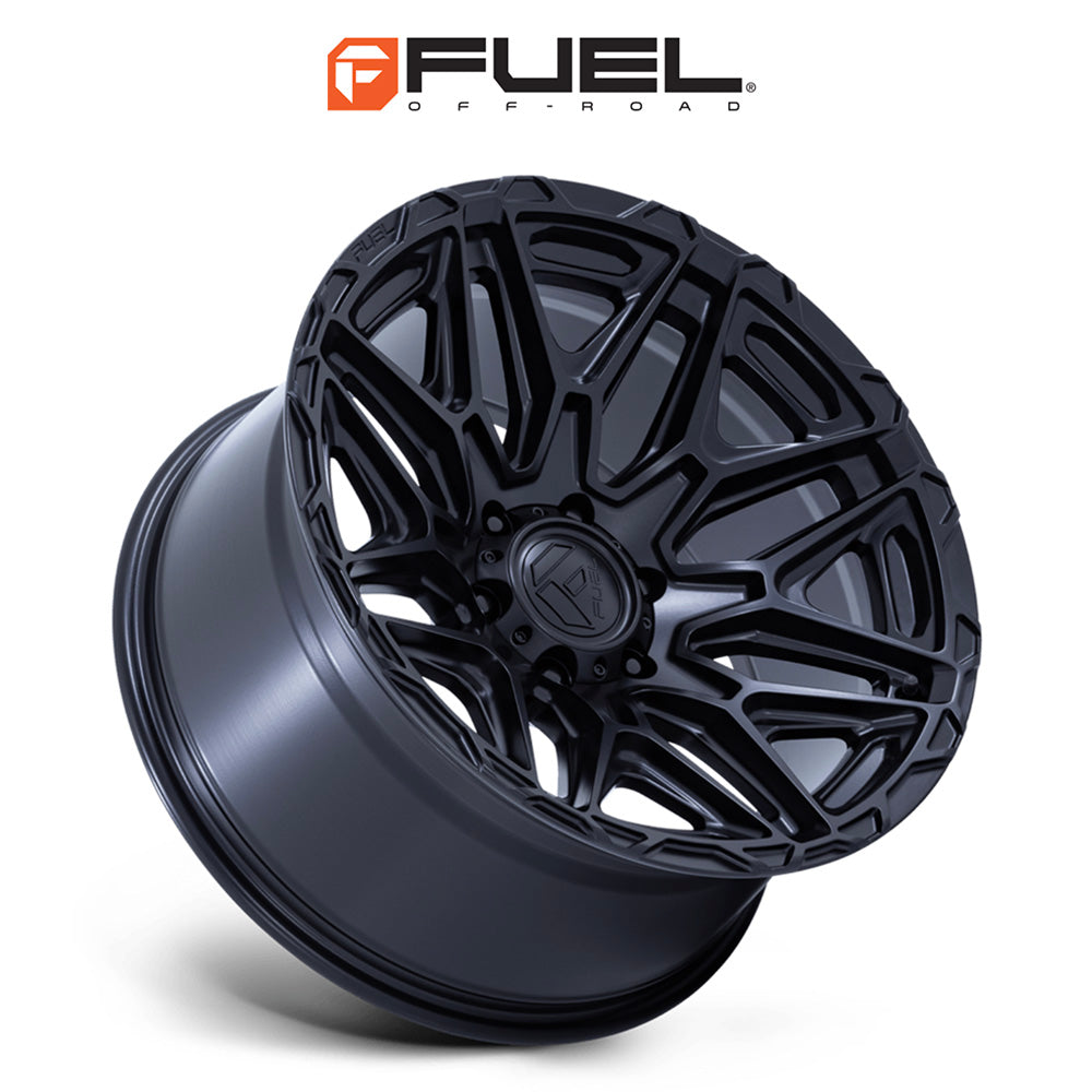 トヨタ ランドクルーザー用 フューエル インジェクター 20x9J ET 20 フロント、リア マットブラック ホイール４本セット　Fuel INJECTOR 20X9 6X5.5 106 +20 M-BLK (消費税、送料込み)