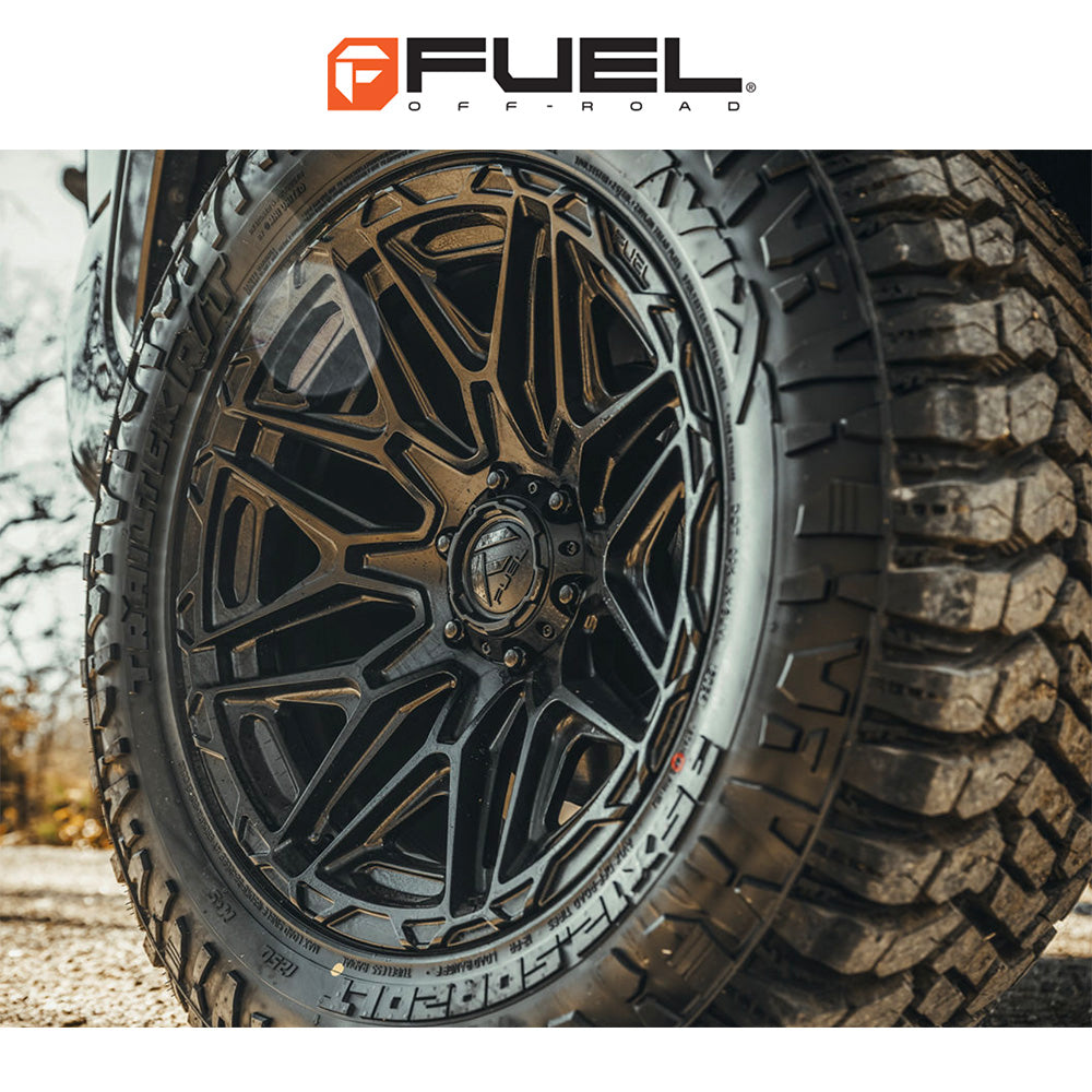 トヨタ ランドクルーザー用 フューエル インジェクター 20x9J ET 20 フロント、リア マットブラック ホイール４本セット　Fuel INJECTOR 20X9 6X5.5 106 +20 M-BLK (消費税、送料込み)