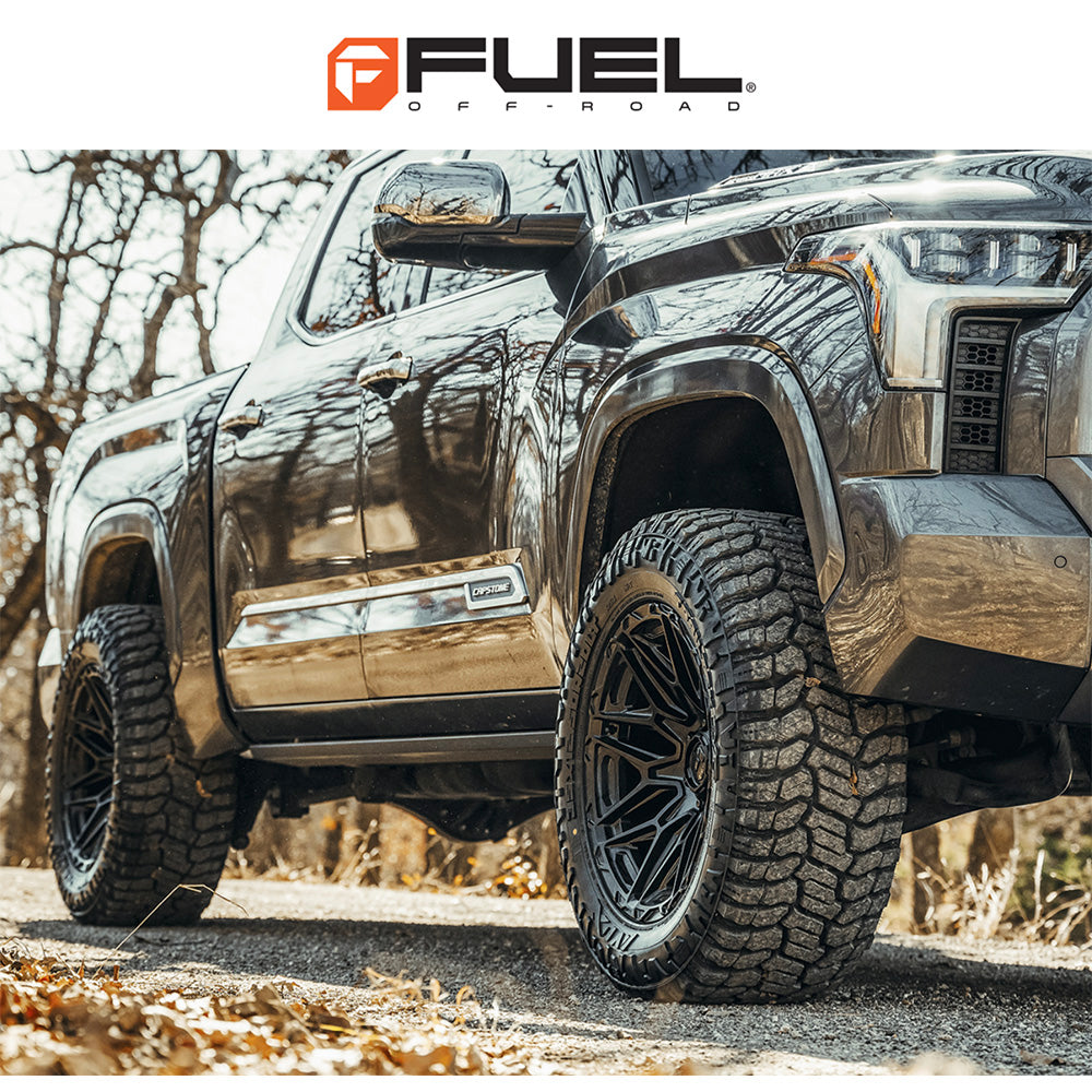 トヨタ ランドクルーザー用 フューエル インジェクター 20x9J ET 20 フロント、リア マットブラック ホイール４本セット　Fuel INJECTOR 20X9 6X5.5 106 +20 M-BLK (消費税、送料込み)