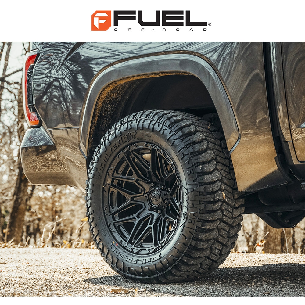 トヨタ ランドクルーザー用 フューエル インジェクター 20x9J ET 20 フロント、リア マットブラック ホイール４本セット　Fuel INJECTOR 20X9 6X5.5 106 +20 M-BLK (消費税、送料込み)