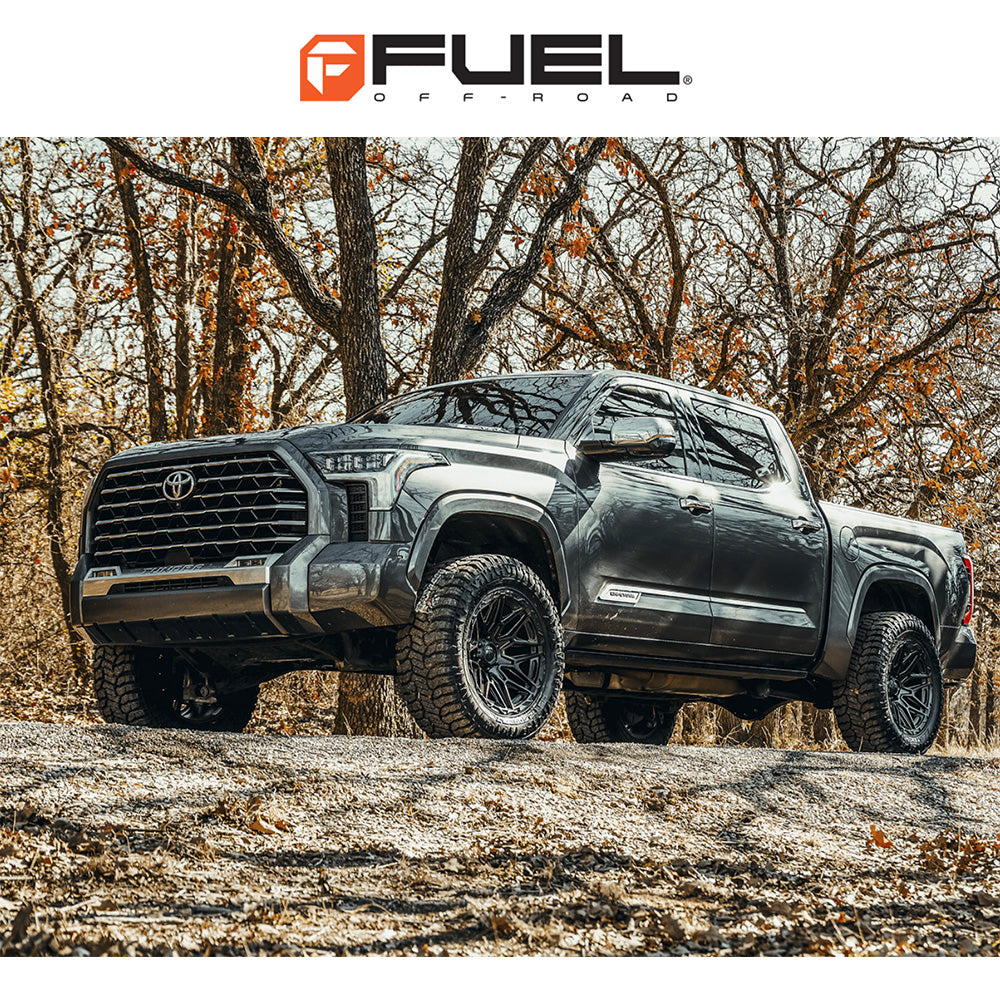 トヨタ ランドクルーザー用 フューエル インジェクター 20x9J ET 20 フロント、リア マットブラック ホイール４本セット　Fuel INJECTOR 20X9 6X5.5 106 +20 M-BLK (消費税、送料込み)