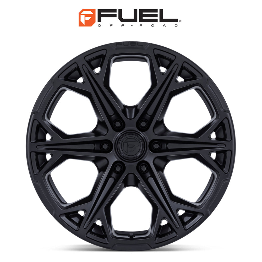 トヨタ ランドクルーザー用  フューエル ハンマーヘッド 20x9J ET 20 フロント、リア ブラックアウト ホイール４本セット　Fuel HAMMERHEAD 20X9 6X5.5 106 +20 BLK-OUT (消費税、送料込み)