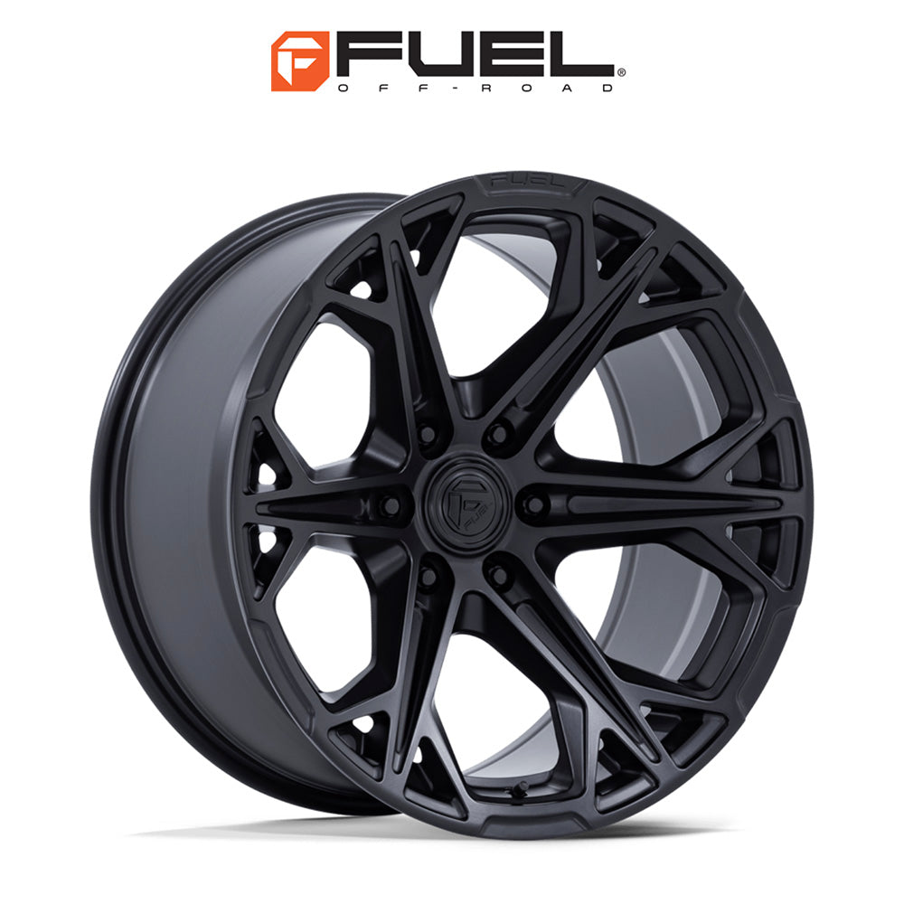 トヨタ ランドクルーザー用  フューエル ハンマーヘッド 20x9J ET 20 フロント、リア ブラックアウト ホイール４本セット　Fuel HAMMERHEAD 20X9 6X5.5 106 +20 BLK-OUT (消費税、送料込み)