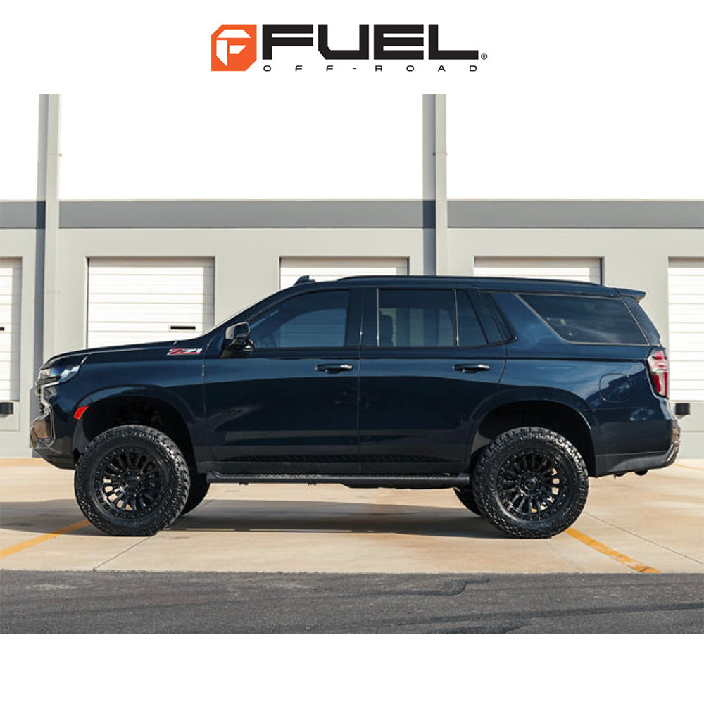 トヨタ ランドクルーザー用 フューエル リンコン 20x9J ET 20 フロント、リア グロスブラックミルド ホイール４本セット　Fuel RINCON 20X9 6X5.5 106 +20 G-BLK MILL (消費税、送料込み)