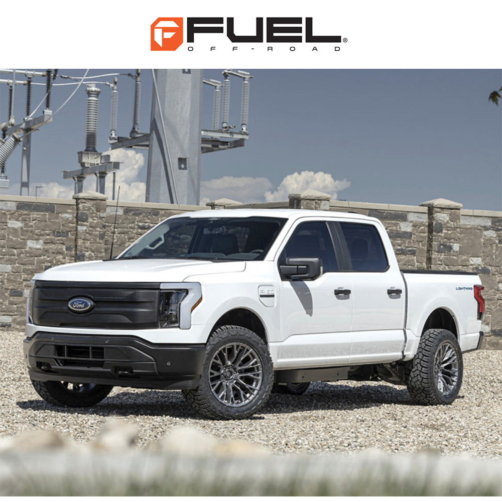 トヨタ ランドクルーザー用 フューエル リーバー 20x9J ET 20 フロント、リア マットガンメタル ホイール４本セット　Fuel REBAR 20X9 6X5.5 106 GD +20 (消費税、送料込み)