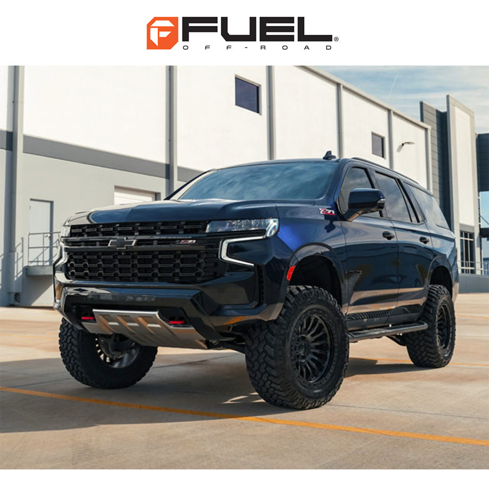 トヨタ ランドクルーザー用 フューエル リンコン 20x9J ET 20 フロント、リア グロスブラックミルド ホイール４本セット　Fuel RINCON 20X9 6X5.5 106 +20 G-BLK MILL (消費税、送料込み)