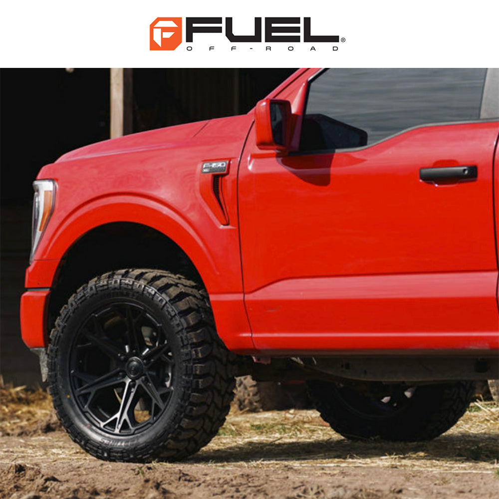 トヨタ ランドクルーザー用  フューエル ハンマーヘッド 20x9J ET 20 フロント、リア ブラックアウト ホイール４本セット　Fuel HAMMERHEAD 20X9 6X5.5 106 +20 BLK-OUT (消費税、送料込み)