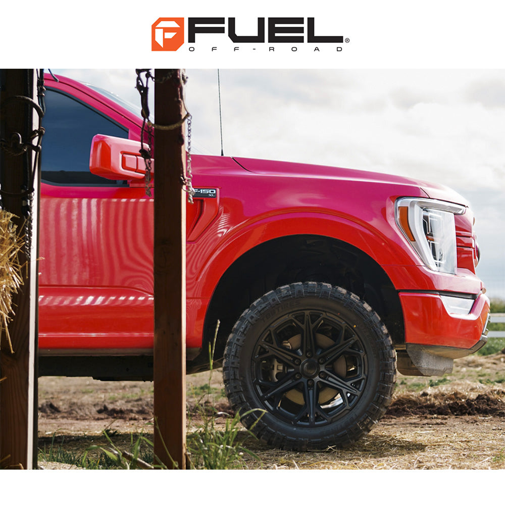 トヨタ ランドクルーザー用  フューエル ハンマーヘッド 20x9J ET 20 フロント、リア ブラックアウト ホイール４本セット　Fuel HAMMERHEAD 20X9 6X5.5 106 +20 BLK-OUT (消費税、送料込み)