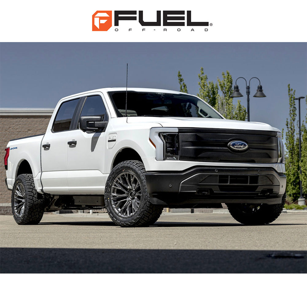 トヨタ ランドクルーザー用 フューエル リーバー 20x9J ET 20 フロント、リア マットガンメタル ホイール４本セット　Fuel REBAR 20X9 6X5.5 106 GD +20 (消費税、送料込み)