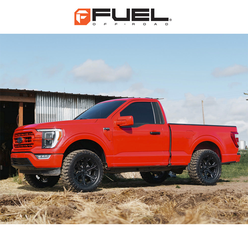 トヨタ ランドクルーザー用  フューエル ハンマーヘッド 20x9J ET 20 フロント、リア ブラックアウト ホイール４本セット　Fuel HAMMERHEAD 20X9 6X5.5 106 +20 BLK-OUT (消費税、送料込み)