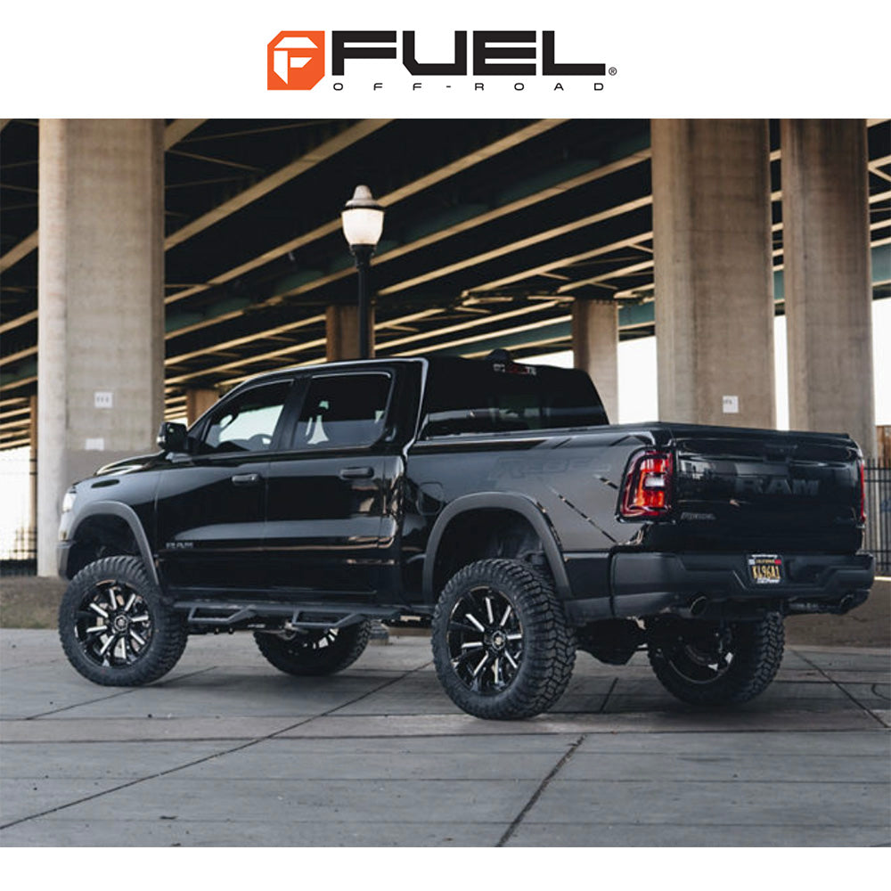 トヨタ ランドクルーザー用 フューエル タントラム 20x9J ET 20 フロント、リア グロスブラックミルド ホイール４本セット　Fuel TANTRUM 20X9 6X5.5 106 +20 G-BLK-MILL (消費税、送料込み)