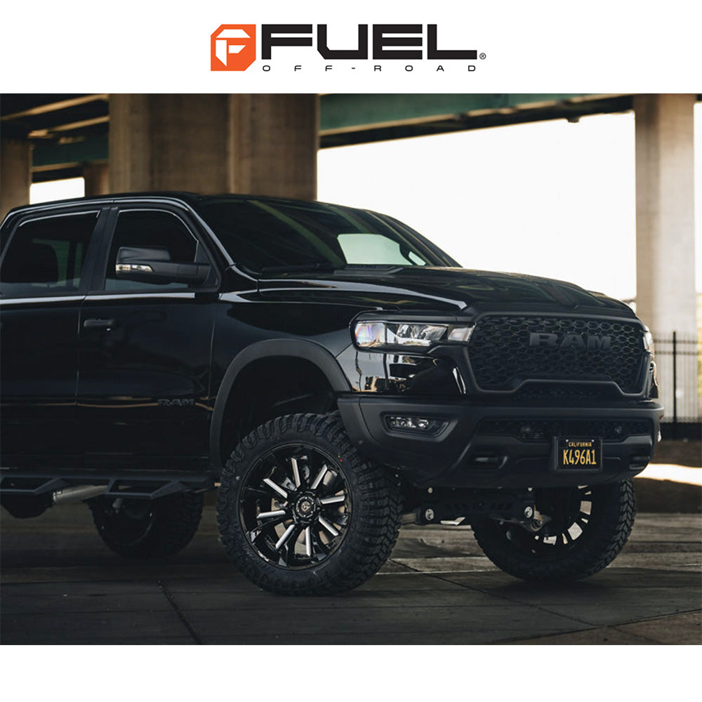 トヨタ ランドクルーザー用 フューエル タントラム 20x9J ET 20 フロント、リア グロスブラックミルド ホイール４本セット　Fuel TANTRUM 20X9 6X5.5 106 +20 G-BLK-MILL (消費税、送料込み)