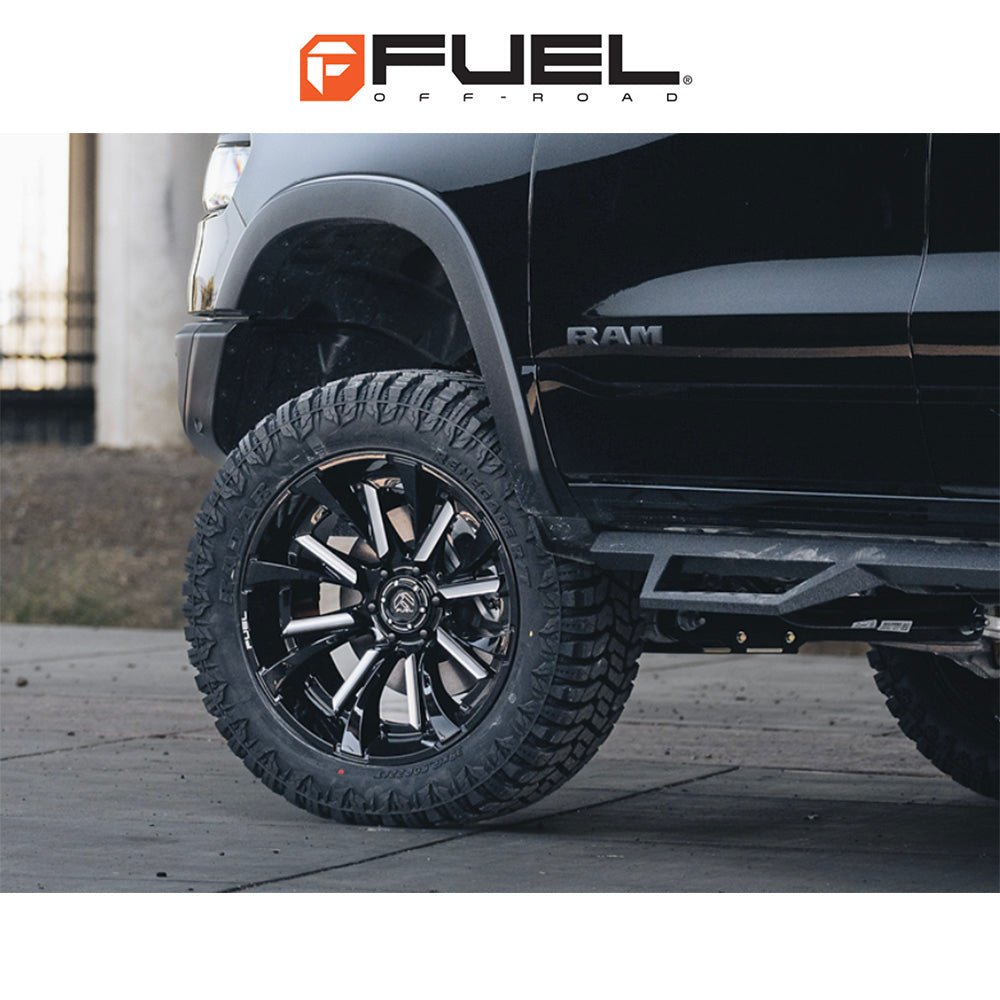 トヨタ ランドクルーザー用 フューエル タントラム 20x9J ET 20 フロント、リア グロスブラックミルド ホイール４本セット　Fuel TANTRUM 20X9 6X5.5 106 +20 G-BLK-MILL (消費税、送料込み)