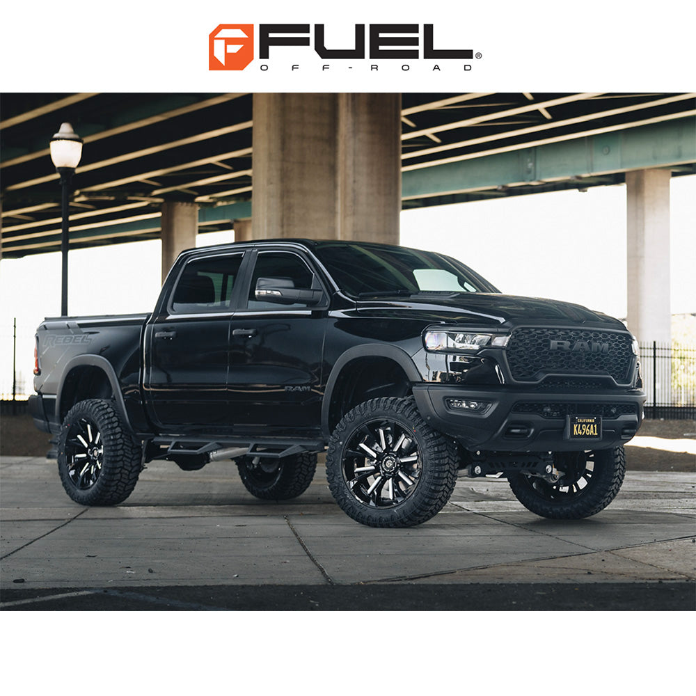 トヨタ ランドクルーザー用 フューエル タントラム 20x9J ET 20 フロント、リア グロスブラックミルド ホイール４本セット　Fuel TANTRUM 20X9 6X5.5 106 +20 G-BLK-MILL (消費税、送料込み)