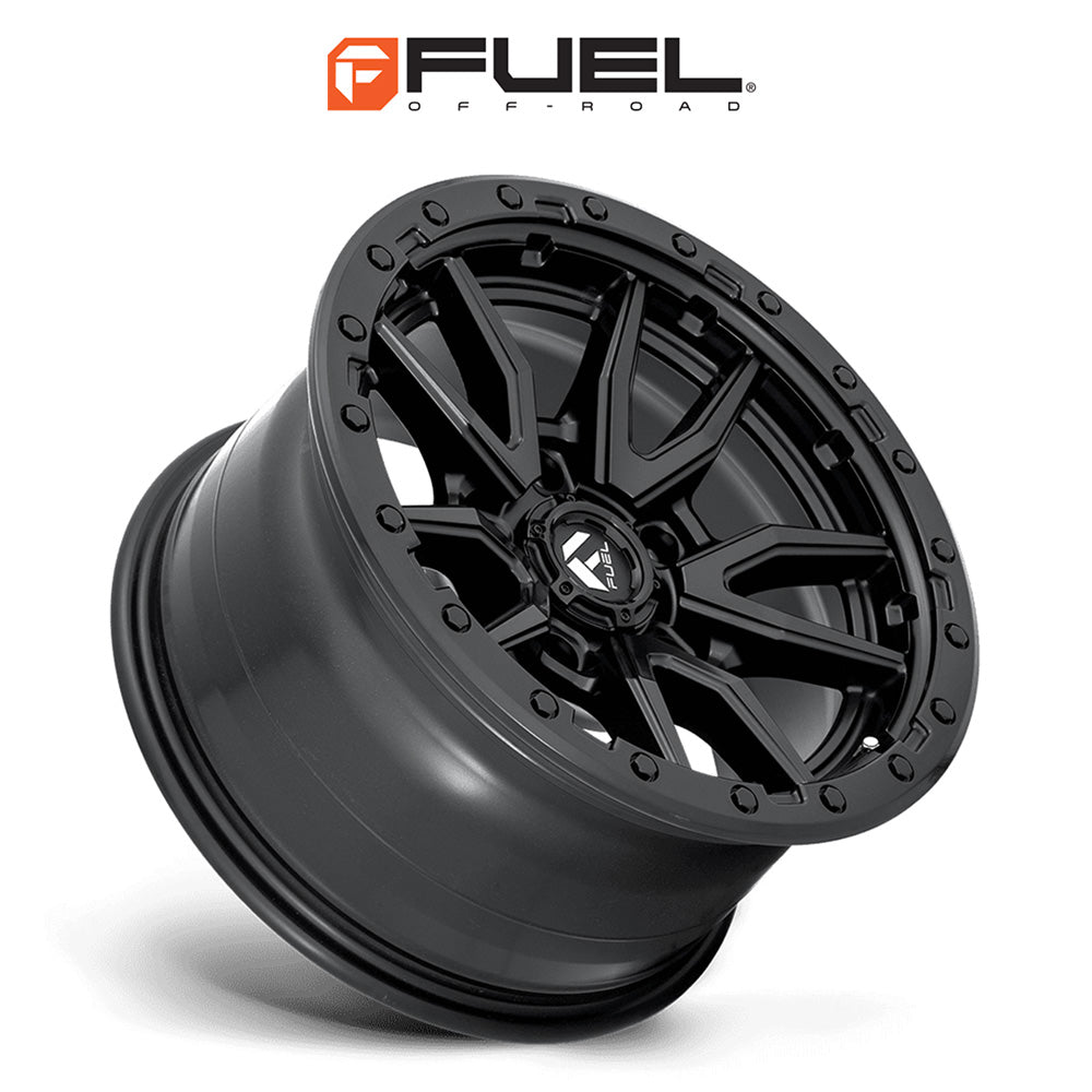 トヨタ ランドクルーザー用 フューエル レベル 18x9J ET 20 フロント、リア マットブラック ホイール４本セット (消費税、送料込み)
