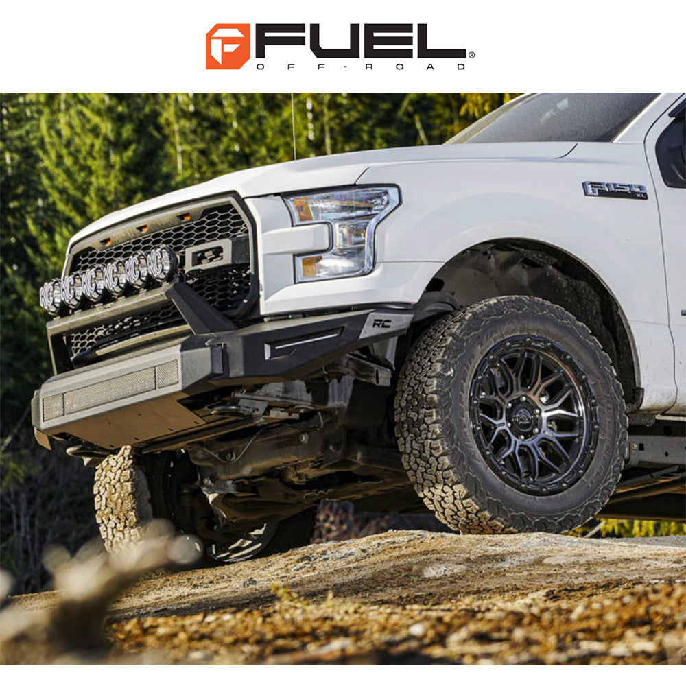 トヨタ ランドクルーザー用 フューエル サージ 18x9J ET 20 フロント、リア グロスブラック マシニング加工済み(グレーティント付き)ホイール４本セット　Fuel SURGE 18X9 6X5.5 106 +20 G-BLK-MCH-GTCC (消費税、送料込み)