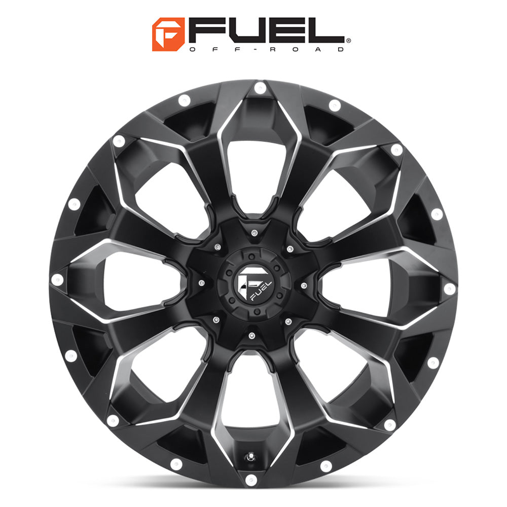 トヨタ ランドクルーザー用 フューエル アサルト 17x8.5J ET 14 フロント、リア マットブラック ミルド ホイール４本セット　Fuel ASSAULT 17X8.5 6X135/5.5 106.1 NBD +14 (消費税、送料込み)