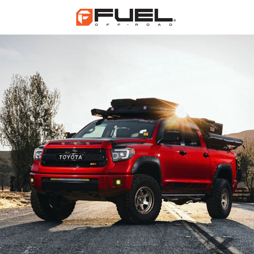 トヨタ ランドクルーザー用 フューエル ショック 17x9J ET 20 フロント、リア マットブロンズ ホイール４本セット　Fuel SHOK 17X9 6X5.5 106.1 ZD +20 (消費税、送料込み)