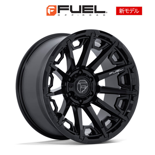 トヨタ ランドクルーザー用 フューエル グリップ 20x9J ET 20 フロント、リア グロスブラック ホイール４本セット　Fuel GRIP 20X9 6X5.5 106 +20 G-BLK (消費税、送料込み)