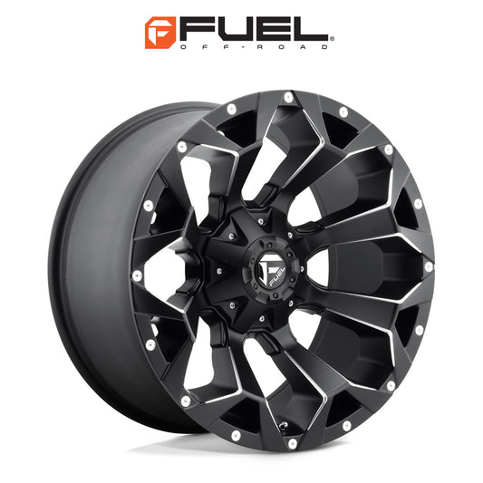 トヨタ ランドクルーザー用 フューエル アサルト 17x8.5J ET 14 フロント、リア マットブラック ミルド ホイール４本セット　Fuel ASSAULT 17X8.5 6X135/5.5 106.1 NBD +14 (消費税、送料込み)