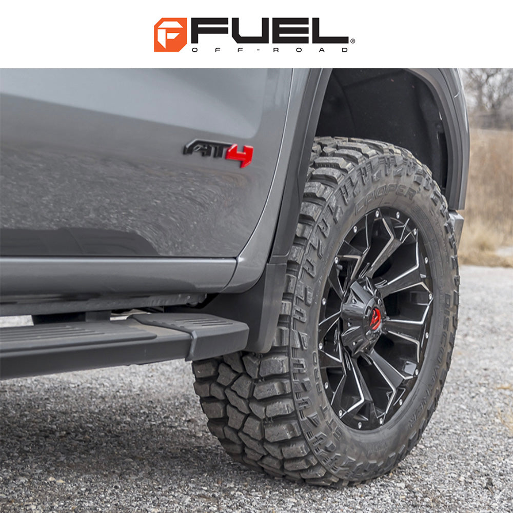 トヨタ ランドクルーザー用 フューエル アサルト 20x9J ET 19 フロント、リア グロスブラック ミルド ホイール４本セット　Fuel ASSAULT 20X9 6X135/5.5 106.1 NBL +19 (消費税、送料込み)