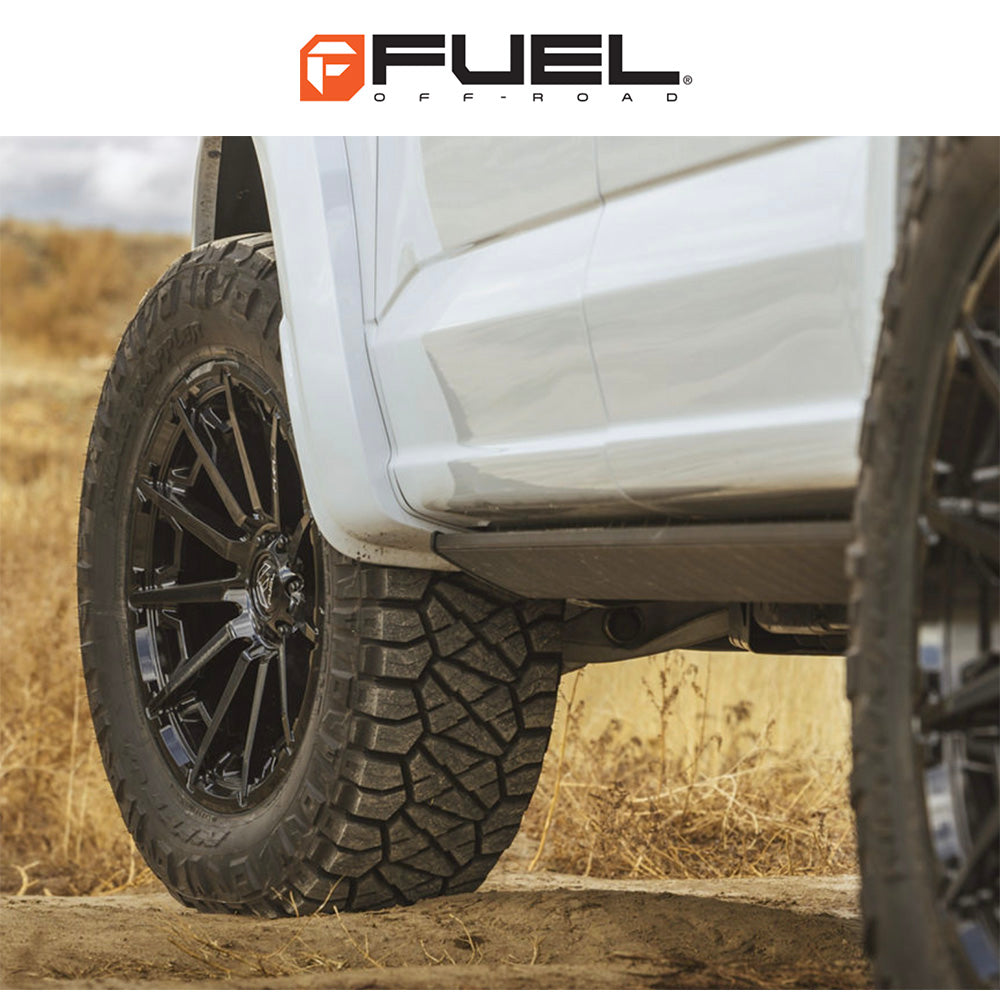トヨタ ランドクルーザー用 フューエル グリップ 20x9J ET 20 フロント、リア ブラックアウト ホイール４本セット　Fuel GRIP 20X9 6X5.5 106 +20 BLK-OUT (消費税、送料込み)