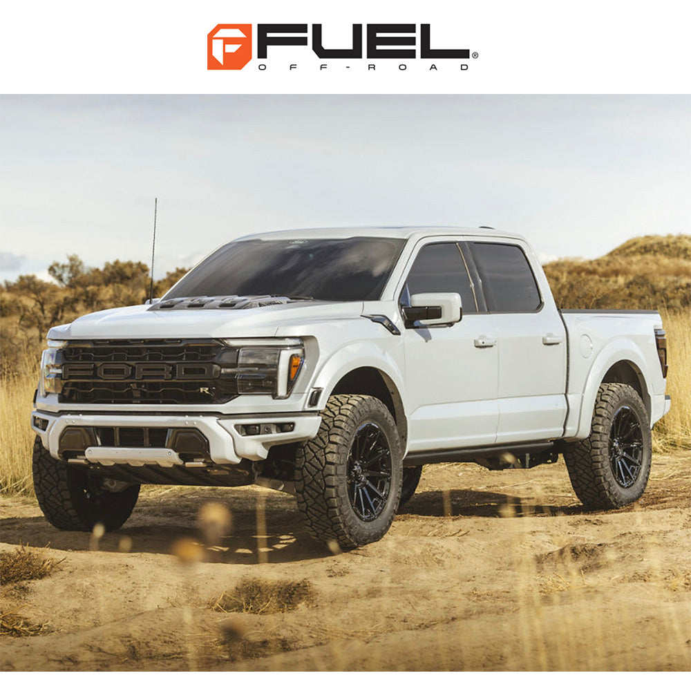 トヨタ ランドクルーザー用 フューエル グリップ 20x9J ET 20 フロント、リア ブラックアウト ホイール４本セット　Fuel GRIP 20X9 6X5.5 106 +20 BLK-OUT (消費税、送料込み)
