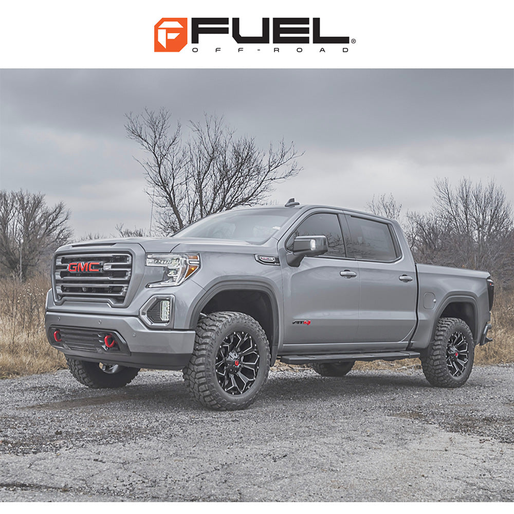 トヨタ ランドクルーザー用 フューエル アサルト 20x9J ET 19 フロント、リア グロスブラック ミルド ホイール４本セット　Fuel ASSAULT 20X9 6X135/5.5 106.1 NBL +19 (消費税、送料込み)