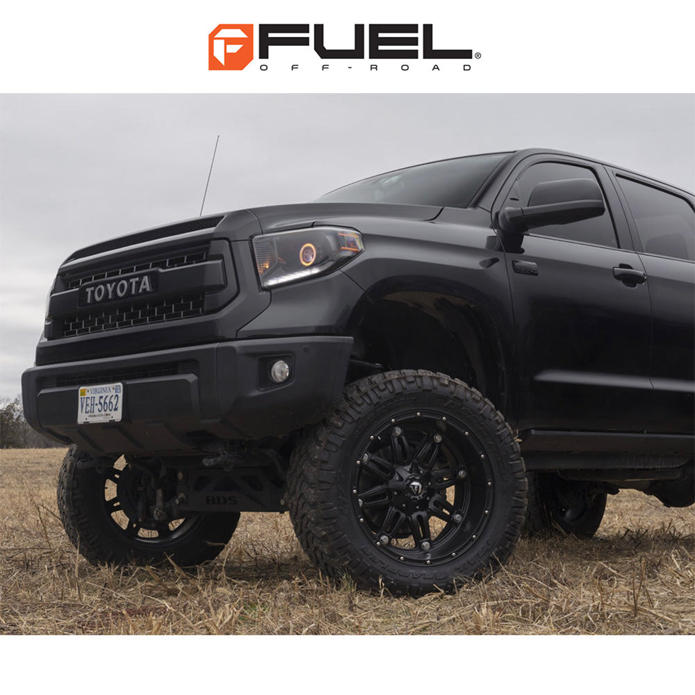 トヨタ ランドクルーザー用 フューエル ホステージ 20x9J ET 20 フロント、リア グロスブラック ホイール４本セット　Fuel HOSTAGE 20X9 6X135/5.5 106.1 BL +20 (消費税、送料込み)