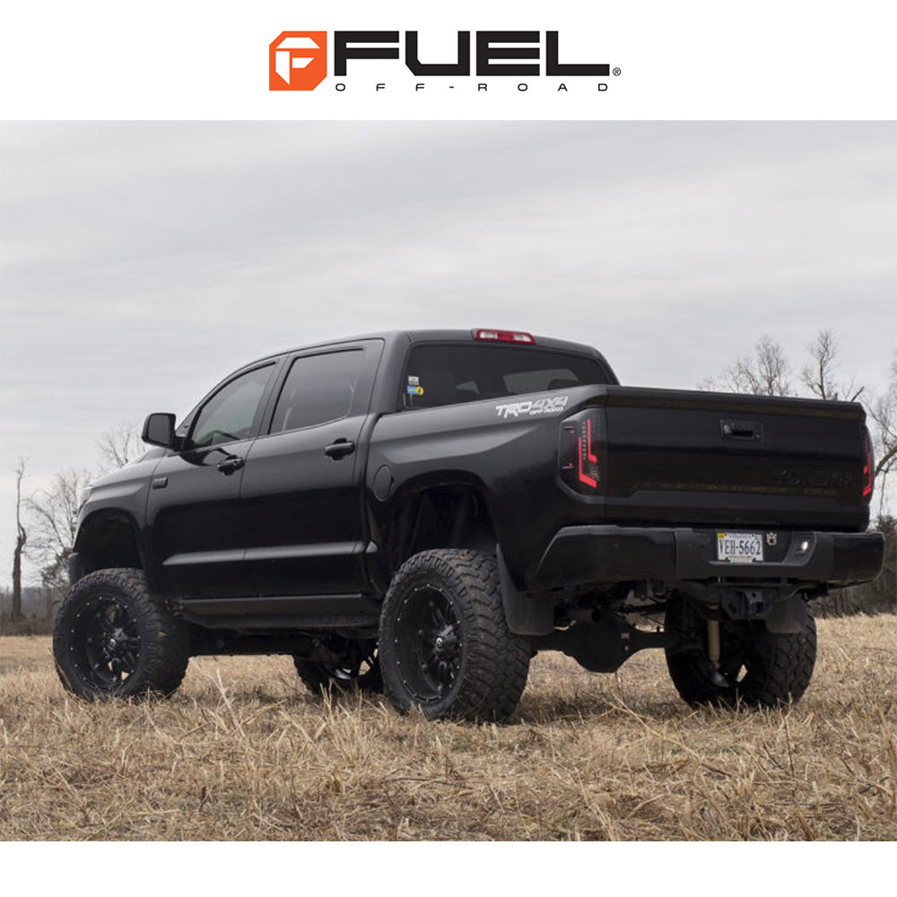 トヨタ ランドクルーザー用 フューエル ホステージ 20x9J ET 20 フロント、リア グロスブラック ホイール４本セット　Fuel HOSTAGE 20X9 6X135/5.5 106.1 BL +20 (消費税、送料込み)