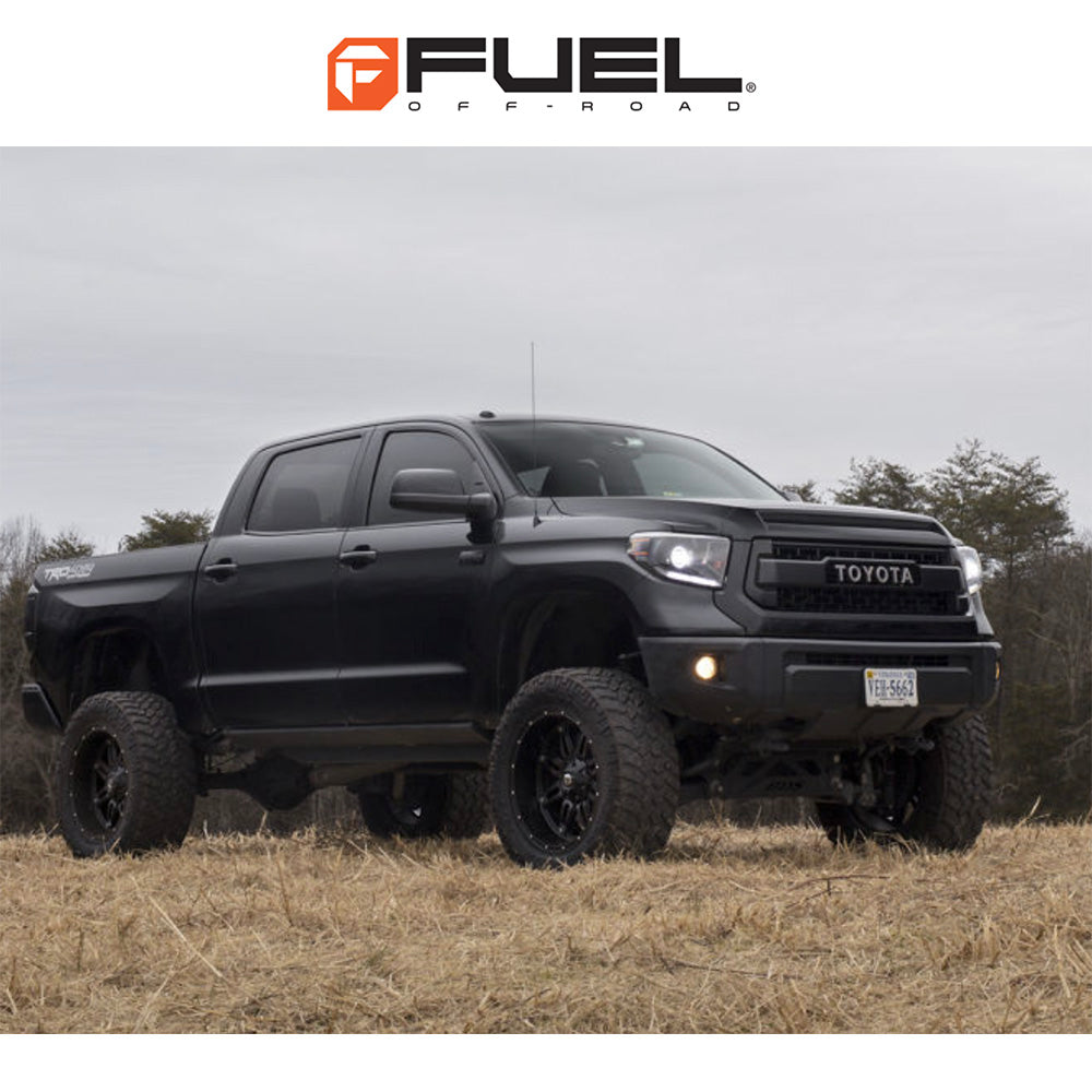 トヨタ ランドクルーザー用 フューエル ホステージ 20x9J ET 20 フロント、リア グロスブラック ホイール４本セット　Fuel HOSTAGE 20X9 6X135/5.5 106.1 BL +20 (消費税、送料込み)