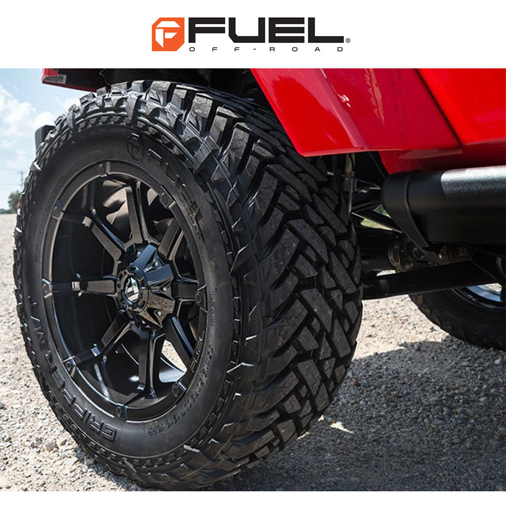 トヨタ ランドクルーザー用 フューエル カプラー 18x9J ET 19 フロント、リア グロスブラック ホイール４本セット　Fuel COUPLER 18X9 6X135/5.5 106.1 BL +19 (消費税、送料込み)