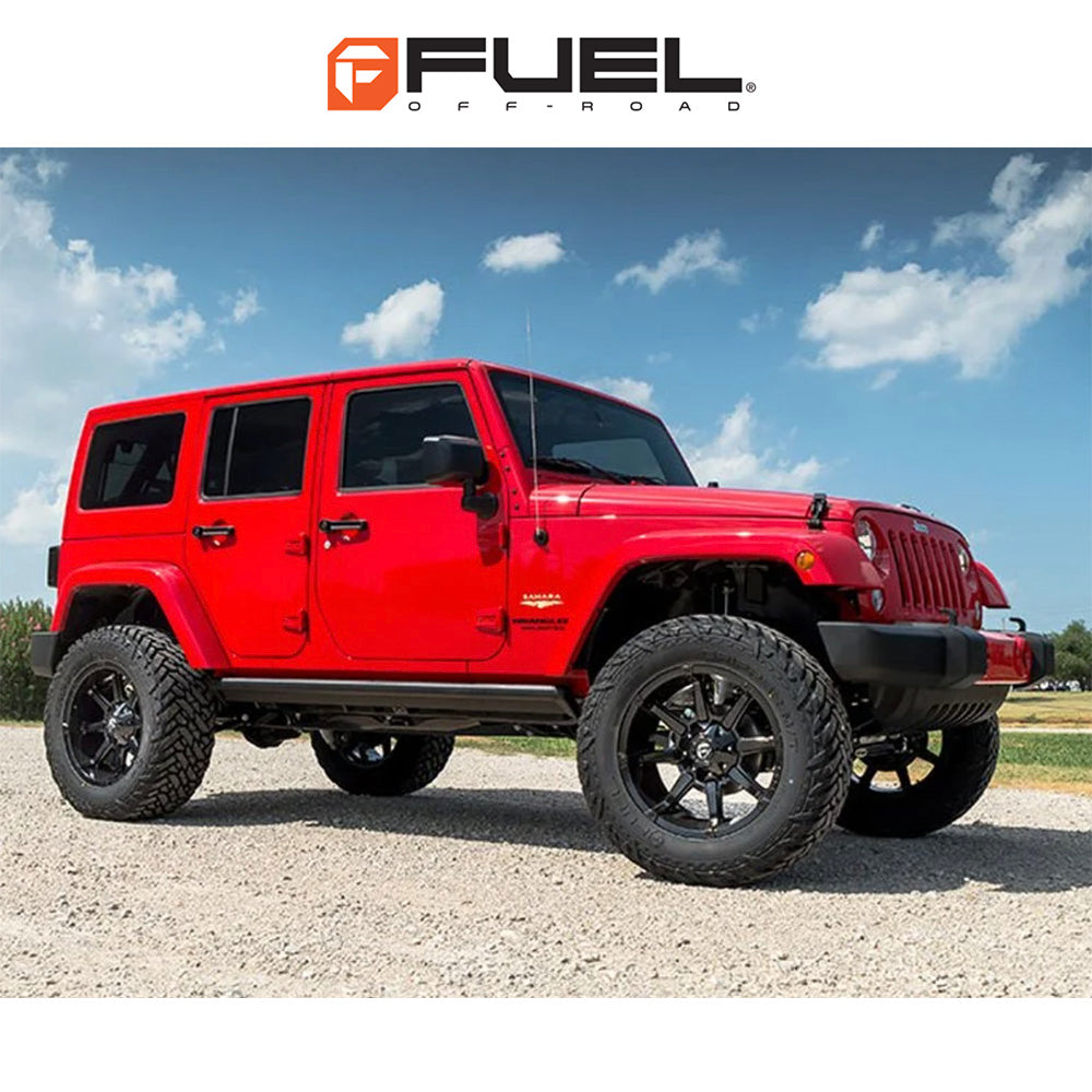 トヨタ ランドクルーザー用 フューエル カプラー 18x9J ET 19 フロント、リア グロスブラック ホイール４本セット　Fuel COUPLER 18X9 6X135/5.5 106.1 BL +19 (消費税、送料込み)