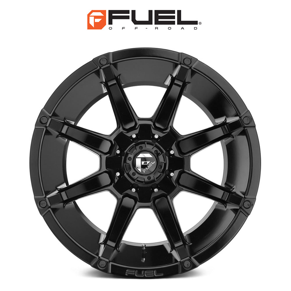 トヨタ ランドクルーザー用 フューエル カプラー 18x9J ET 19 フロント、リア グロスブラック ホイール４本セット　Fuel COUPLER 18X9 6X135/5.5 106.1 BL +19 (消費税、送料込み)