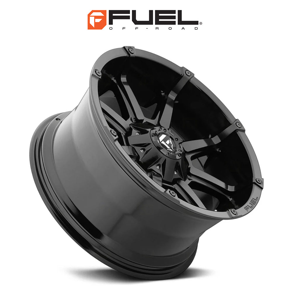 トヨタ ランドクルーザー用 フューエル カプラー 18x9J ET 19 フロント、リア グロスブラック ホイール４本セット　Fuel COUPLER 18X9 6X135/5.5 106.1 BL +19 (消費税、送料込み)