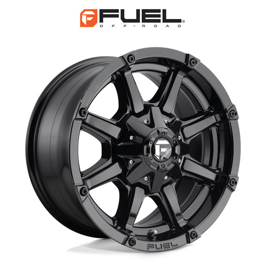 トヨタ ランドクルーザー用 フューエル カプラー 20x9J ET 20 フロント、リア グロスブラック ホイール４本セット　Fuel COUPLER 20X9 6X135/5.5 106.1 BL +20 (消費税、送料込み)
