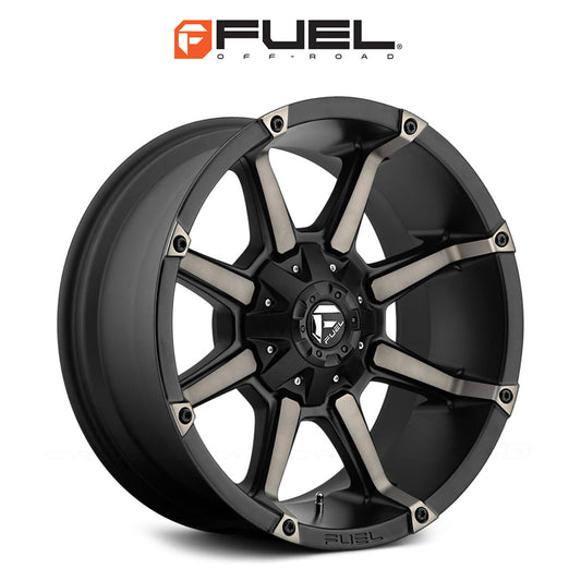 トヨタ ランドクルーザー用 フューエル カプラー 18x9J ET 19 フロント、リア マットブラック ダブルダークティント ホイール４本セット　Fuel COUPLER 18X9 6X135/5.5 106.1 MBT +19 (消費税、送料込み)