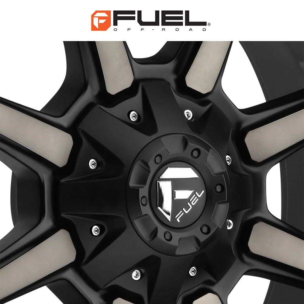 トヨタ ランドクルーザー用 フューエル カプラー 20x9J ET 20 フロント、リア マットブラック ダブルダークティント ホイール４本セット　Fuel COUPLER 20X9 6X135/5.5 106.1 MBT +20 (消費税、送料込み)